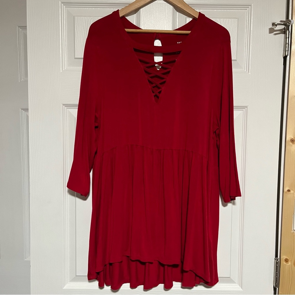 Torrid Red Super Soft Knit Top
